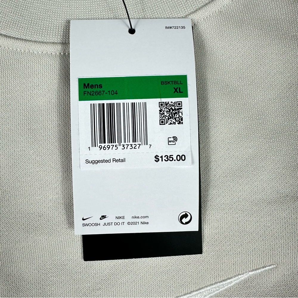 Men's Nike Standard Issue Basketball Crew Neck Sweatshirt FN2667-104 Size XL - Picture 5 of 12